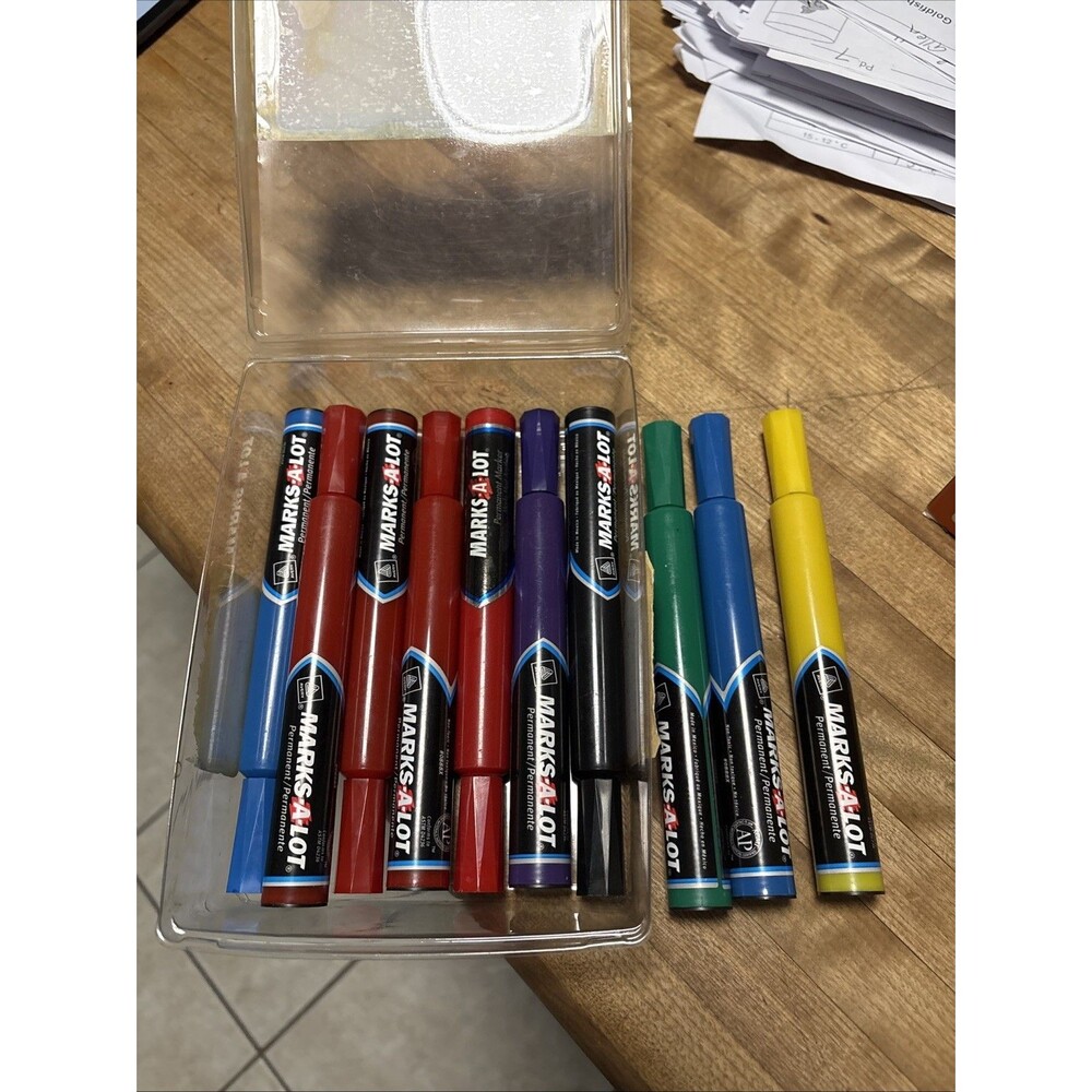 10 Pack Avery Marksalot Permanent Markers
